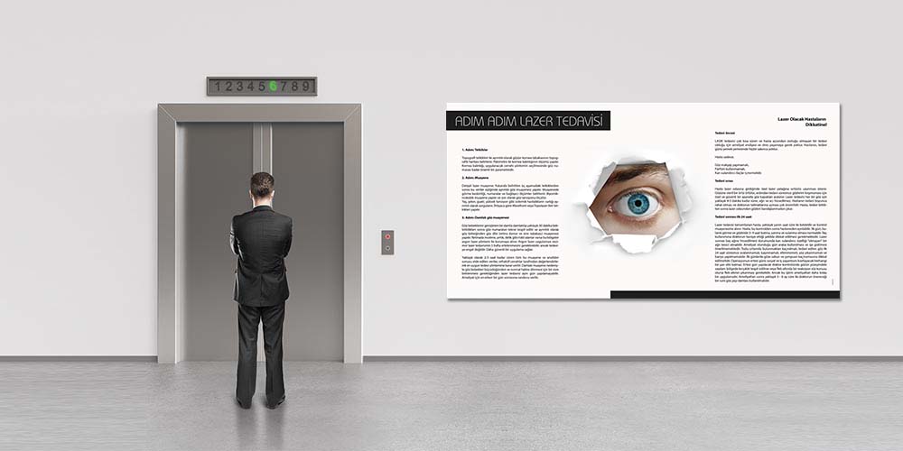 Adım Adım Lazer Tedavisi Bilgilendirme Panosu 1514