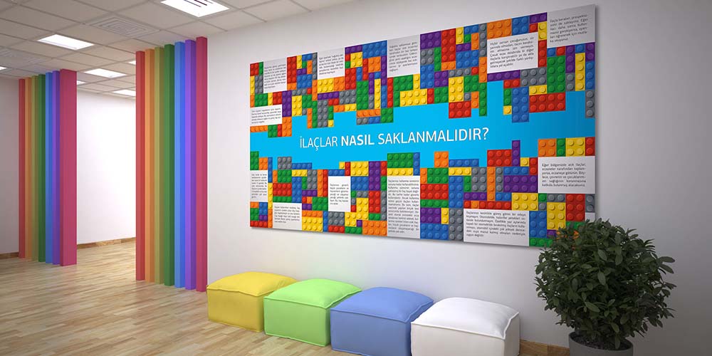 İlaç Saklama Koşulları Bilgilendirme Panosu (Lego Temalı) 1615