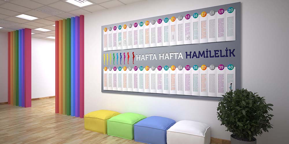 Hafta Hafta Hamilelik Bilgilendirme Posteri  1817