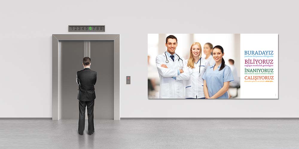 Sağlık Ekibi Motivasyon Panosu - Hastane Duvar Dekoru  1831