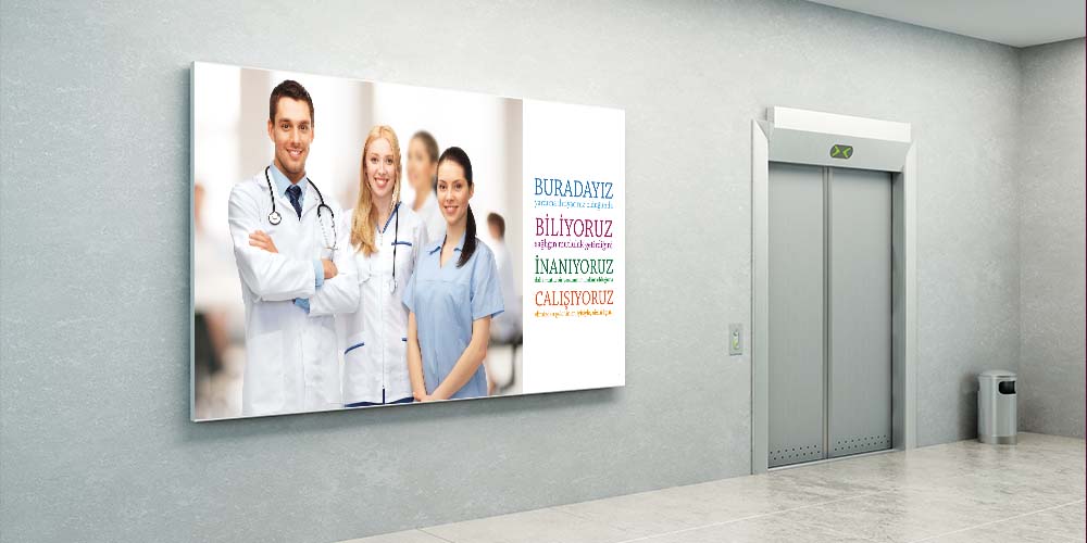 Sağlık Ekibi Motivasyon Panosu - Hastane Duvar Dekoru  1831