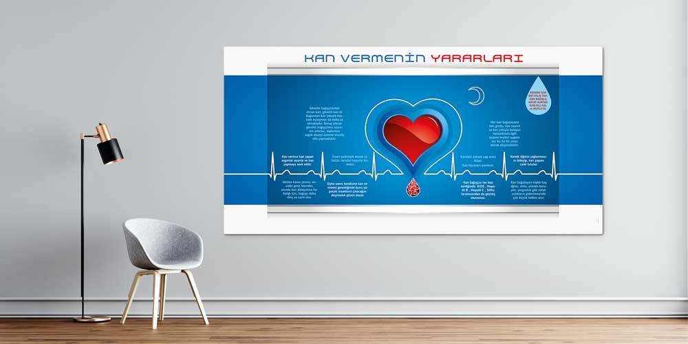 Kan Vermenin Yararları Bilgilendirme Panosu (Büyük Boy)  1660