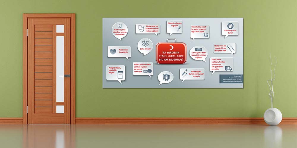 İlk Yardım Temel Kuralları Afişi 1631