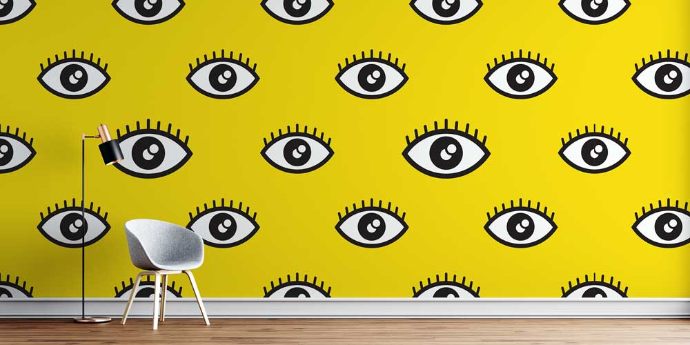 Göz Desenli Duvar Kağıdı 2627