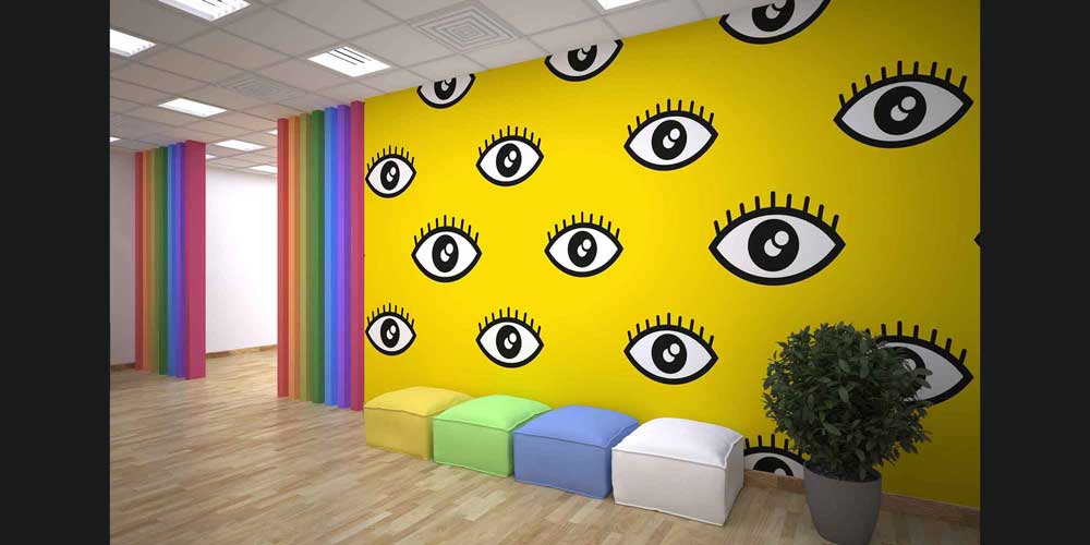 Göz Desenli Duvar Kağıdı 2627