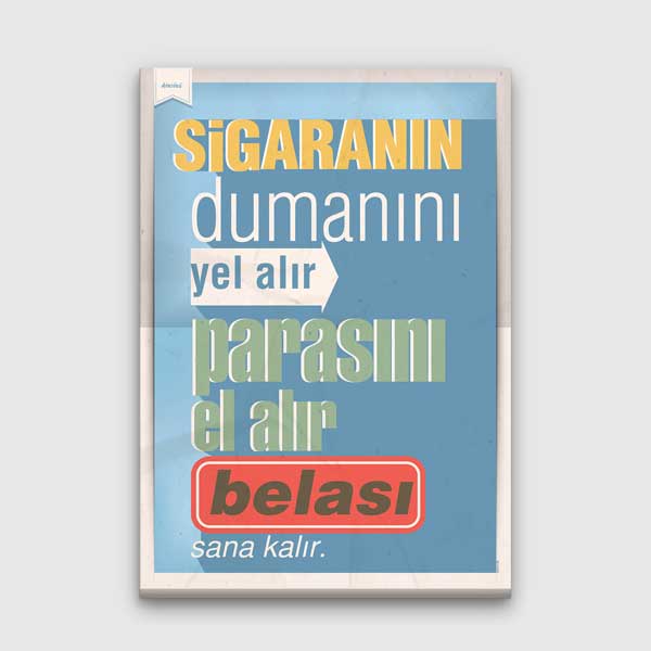 Sigaranın Zararları Motive Edici Posteri – 1275