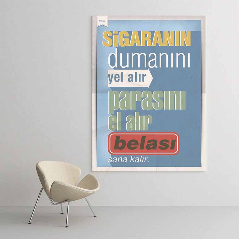 Sigaranın Zararları Motive Edici Posteri – 1275
