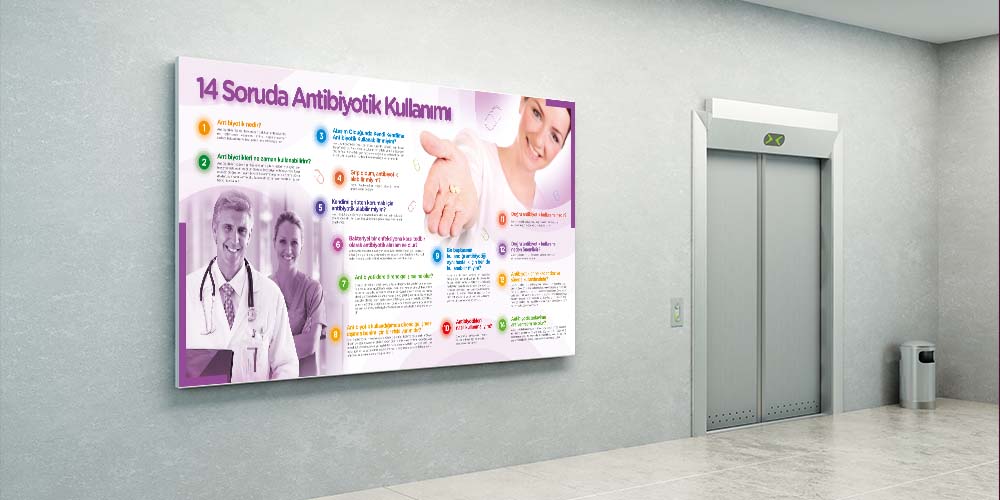 14 Soruda Antibiyotik Kullanımı Bilgilendirme Panosu 1608