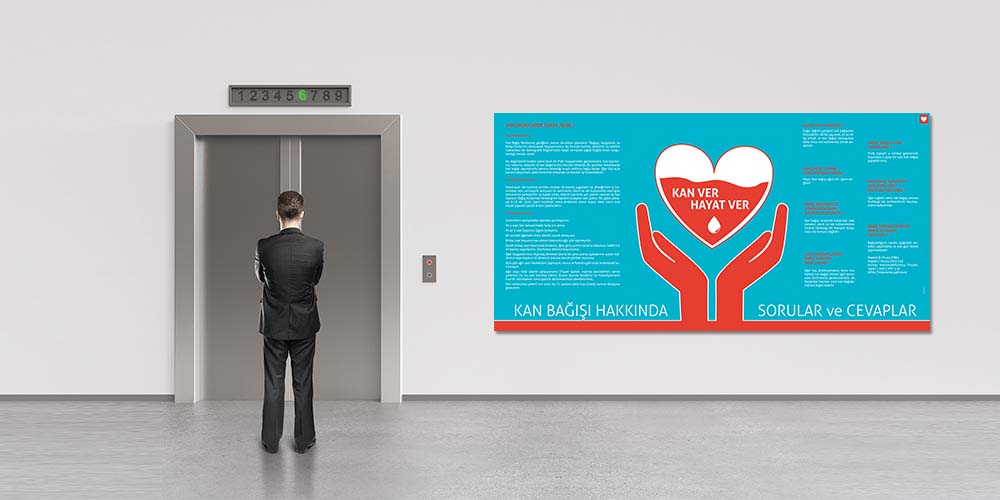 Kan Bağışı Bilgilendirme Poster (Büyük Ebat)  1659