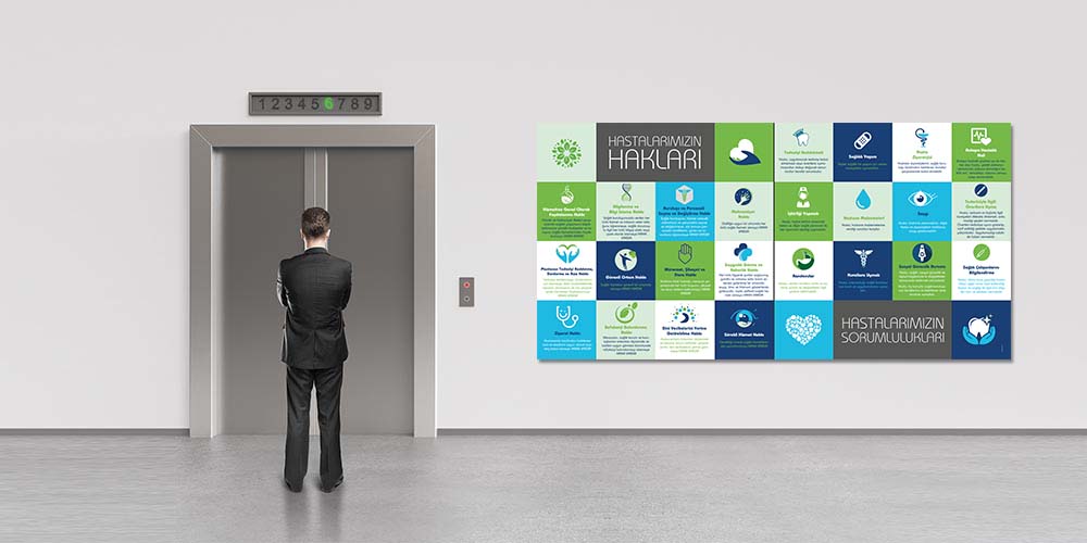 Hasta Hakları ve Sorumlulukları Kare Bilgilendirme Panosu 1715