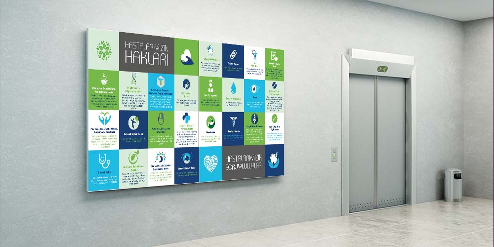 Hasta Hakları ve Sorumlulukları Kare Bilgilendirme Panosu 1715