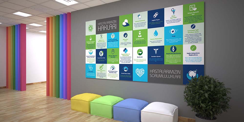 Hasta Hakları ve Sorumlulukları Kare Bilgilendirme Panosu 1715