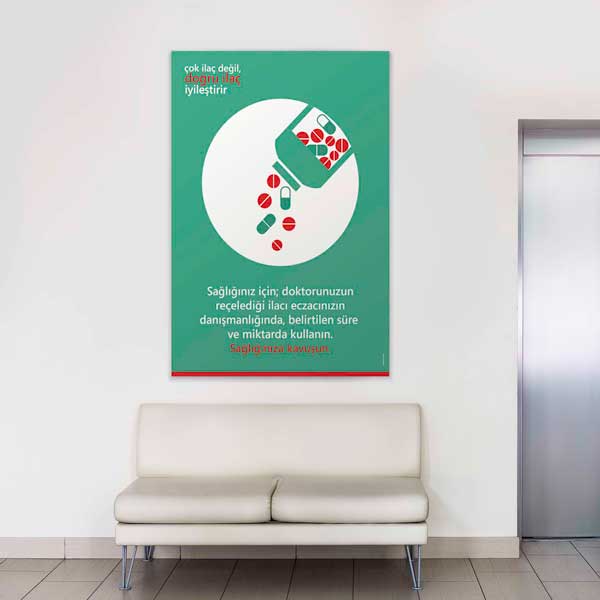 Doğru İlaç Kullanımı Bilgilendirme Afişi – 1600