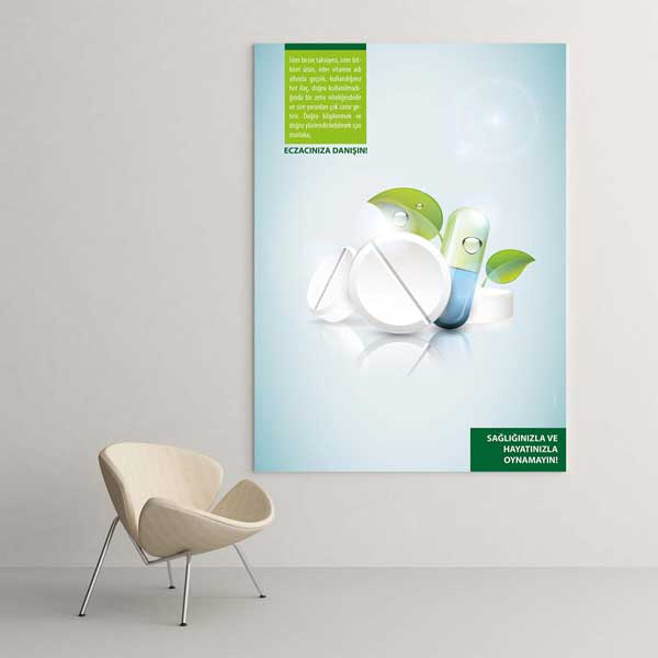 Eczacıya Danışma Önemi Afişi – 1604