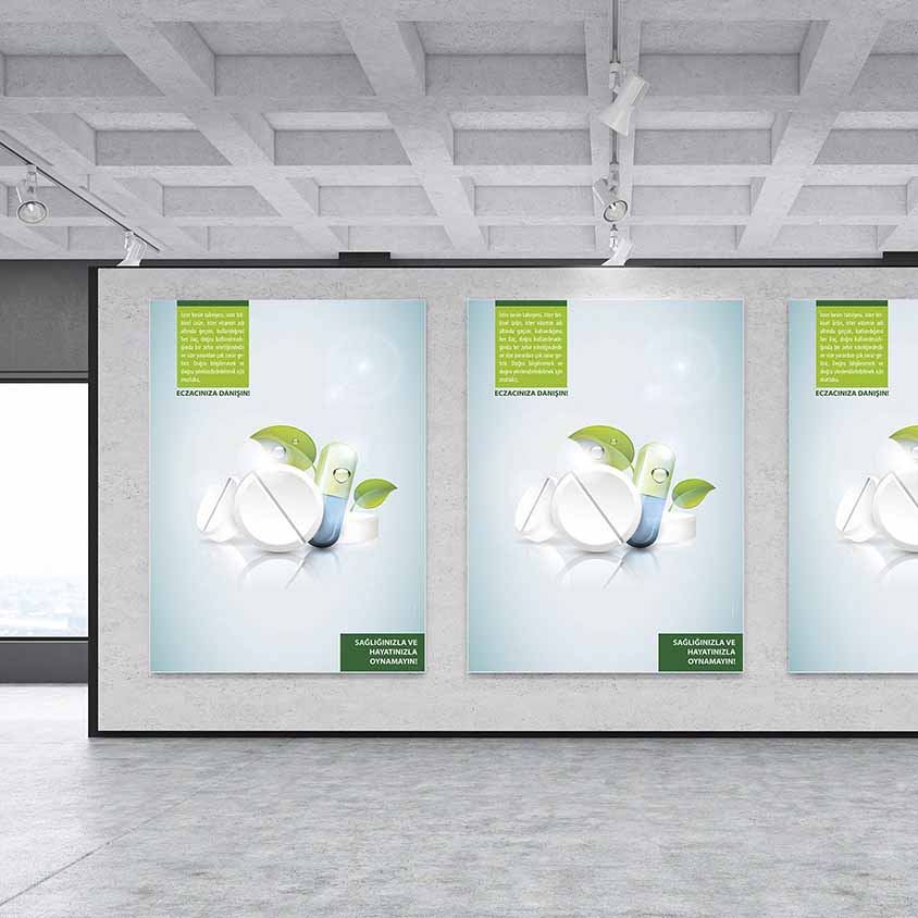 Eczacıya Danışma Önemi Afişi – 1604