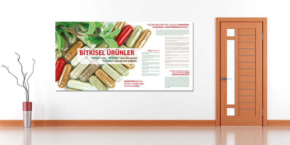 Bitkisel Ürünler ve Doğal Sağlık Bilgilendirme Panosu 1612