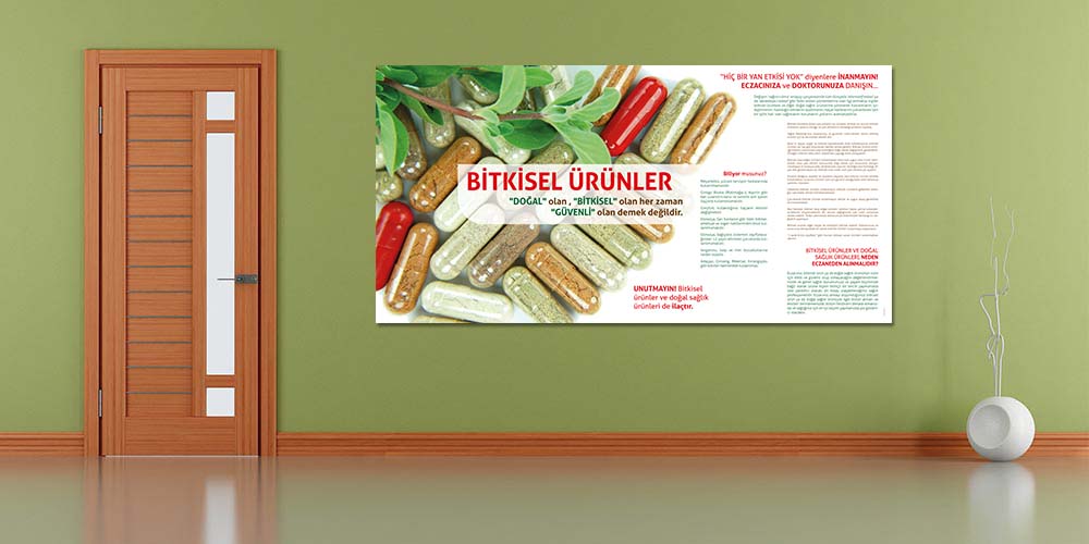 Bitkisel Ürünler ve Doğal Sağlık Bilgilendirme Panosu 1612