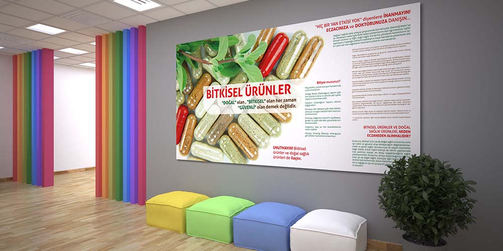 Bitkisel Ürünler ve Doğal Sağlık Bilgilendirme Panosu 1612