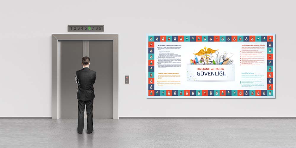 Hasta Güvenliği Bilgilendirme Hastane Duvar Dekoru  1719