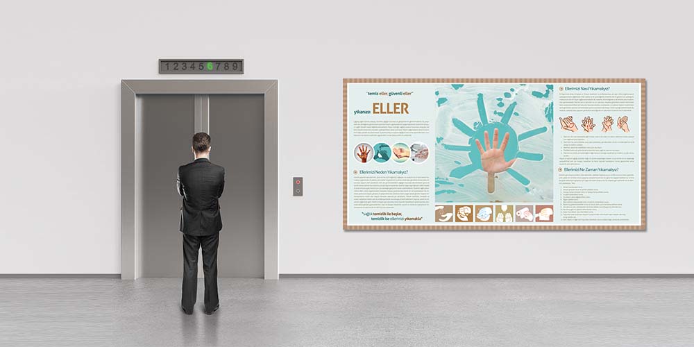 hastane-sanat-tablolar-1801-01 Hijyenik Eller Bilgilendirme Panosu (El Yıkama) 1801
