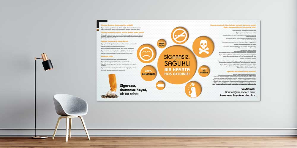 Sigarasız, Sağlıklı Hayat Posteri 1321