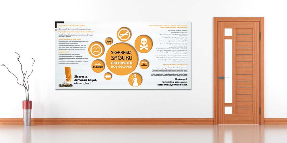 Sigarasız, Sağlıklı Hayat Posteri 1321