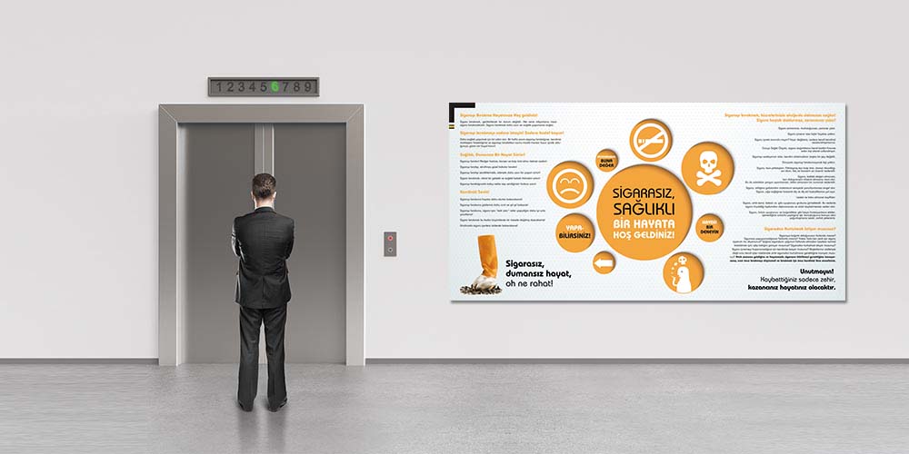 Sigarasız, Sağlıklı Hayat Posteri 1321