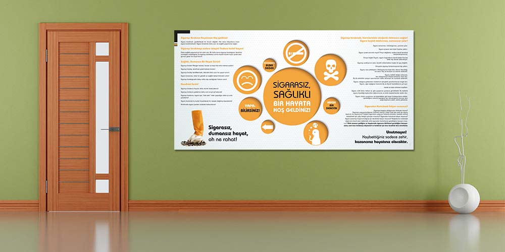 Sigarasız, Sağlıklı Hayat Posteri 1321
