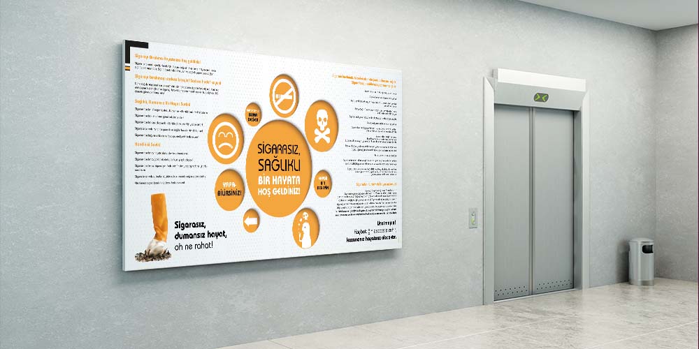 Sigarasız, Sağlıklı Hayat Posteri 1321