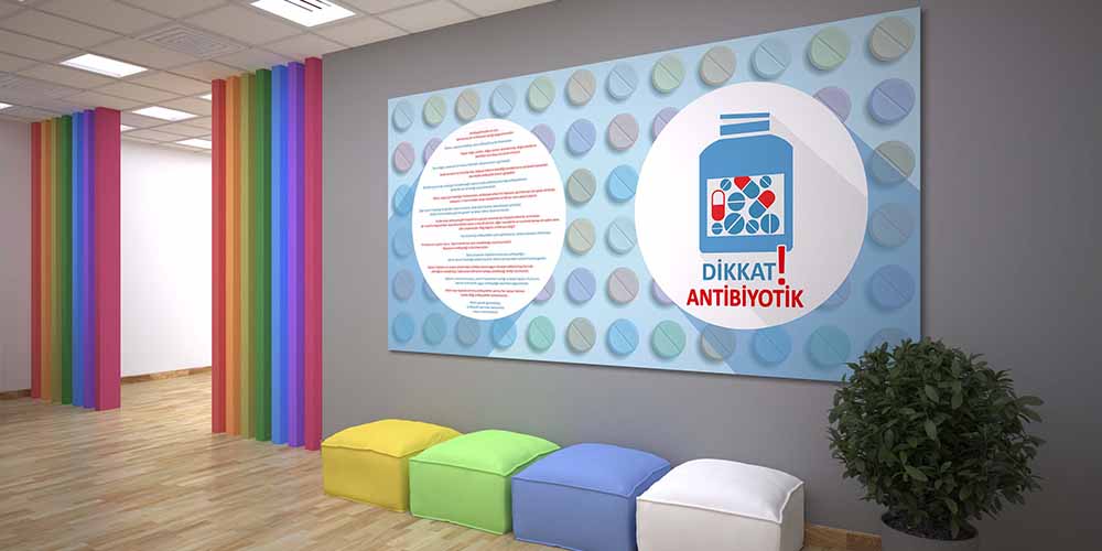 Antibiyotik Kullanımında Dikkat Bilgilendirme Panosu 1613