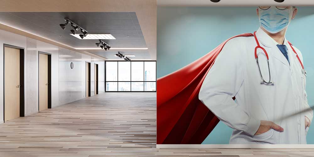 Süper Kahraman Doktor Temalı Duvar Giydirme 12651