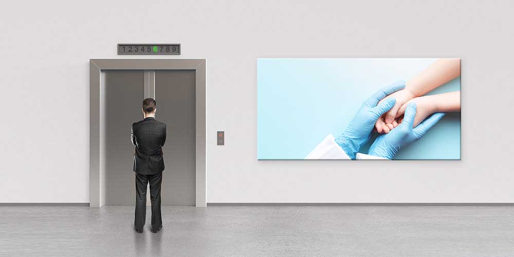 Doktor ve Çocuk Güven Temalı Hastane Dekor Posteri  12673