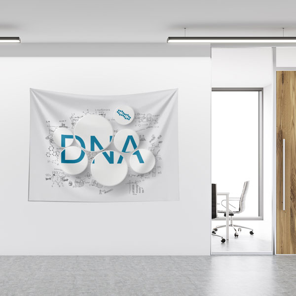 healthy-clinic-wall-decor-8370-01 DNA Temalı Bilimsel Duvar Örtüsü 8370