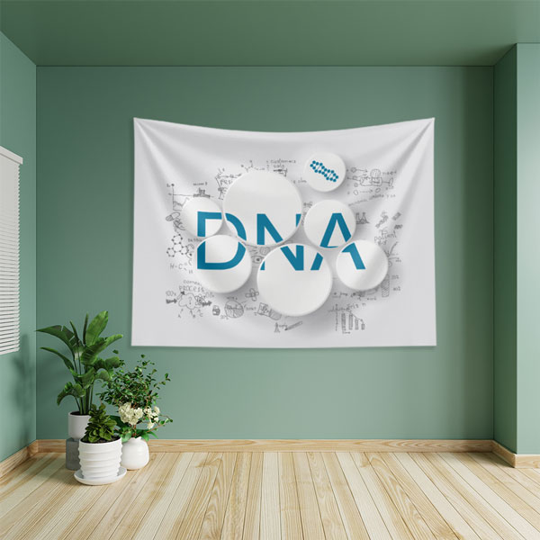 healthy-clinic-wall-decor-8370-03 DNA Temalı Bilimsel Duvar Örtüsü 8370