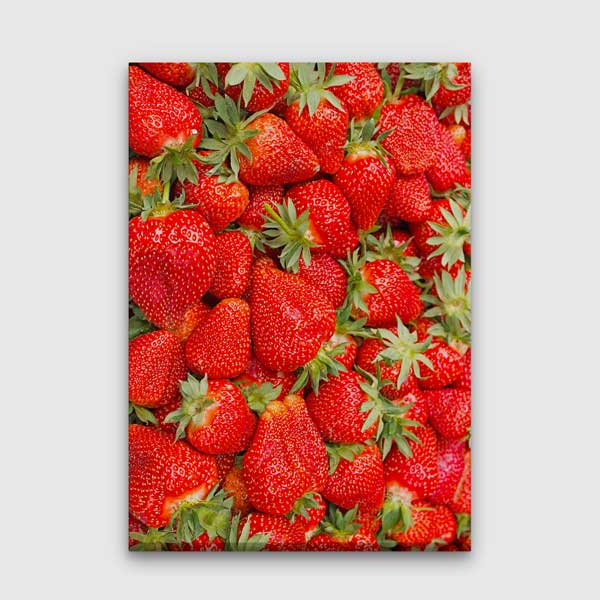 Taze Çilekler Kanvas Duvar Tablosu – 12641