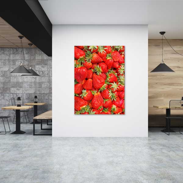 Taze Çilekler Kanvas Duvar Tablosu – 12641