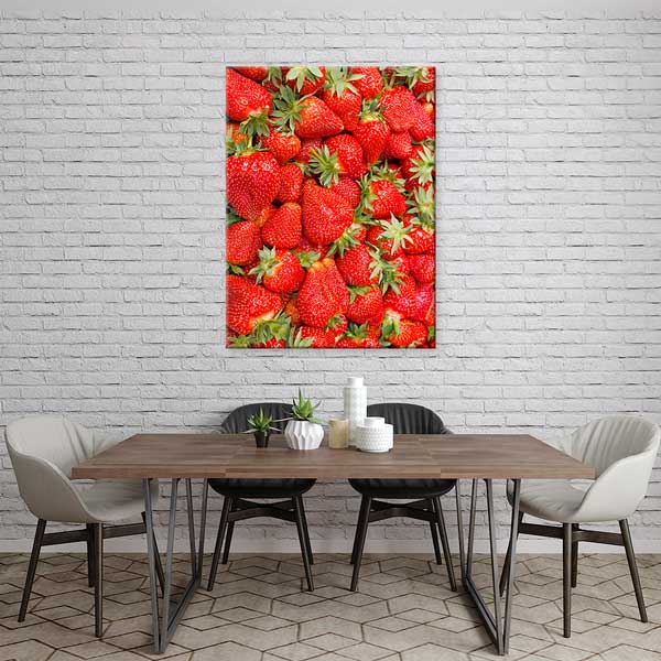 Taze Çilekler Kanvas Duvar Tablosu – 12641