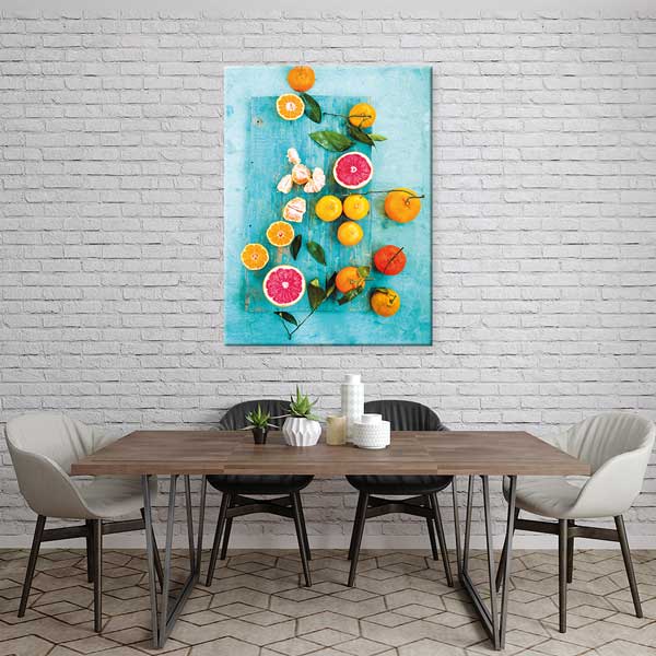 Turunçgil Meyveler Kompozisyonu Kanvas Duvar Tablosu – 12640