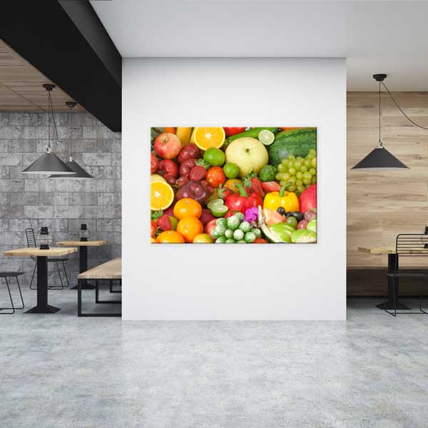 Doğal Meyve ve Sebzeler Kanvas Duvar Tablosu – 12636