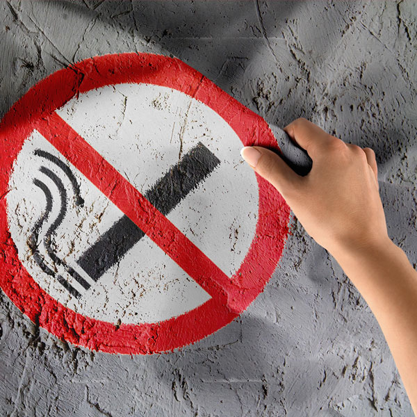 Sigara Dumanı İskelet Başlı Bilgilendirme Panosu 8380