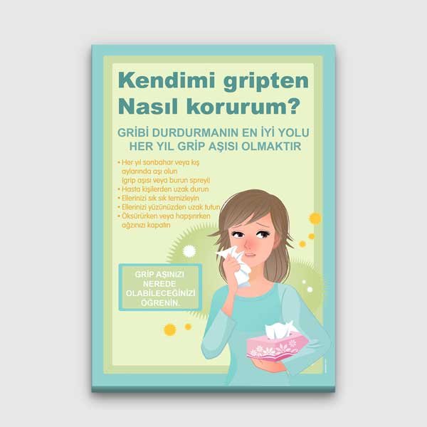 Gripten Korunma Yolları Okul Sağlık Tablosu – B-742