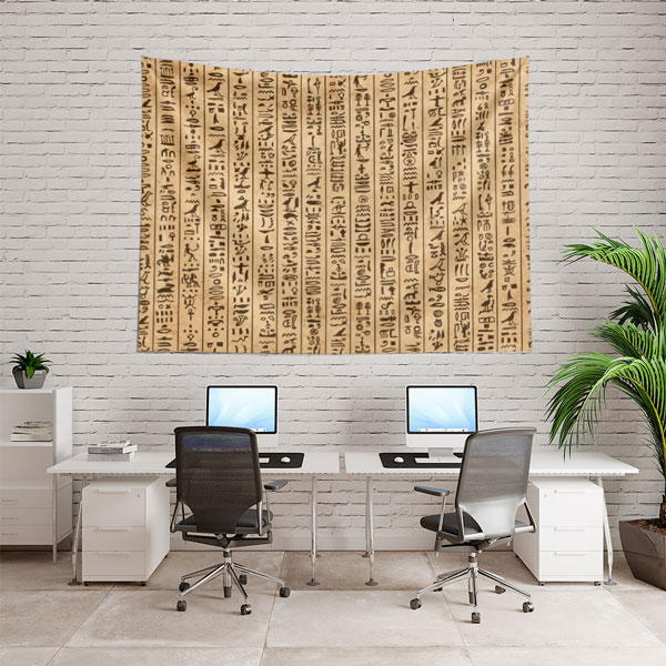 Mısır Hiyeroglifleri Duvar Örtüsü 8261