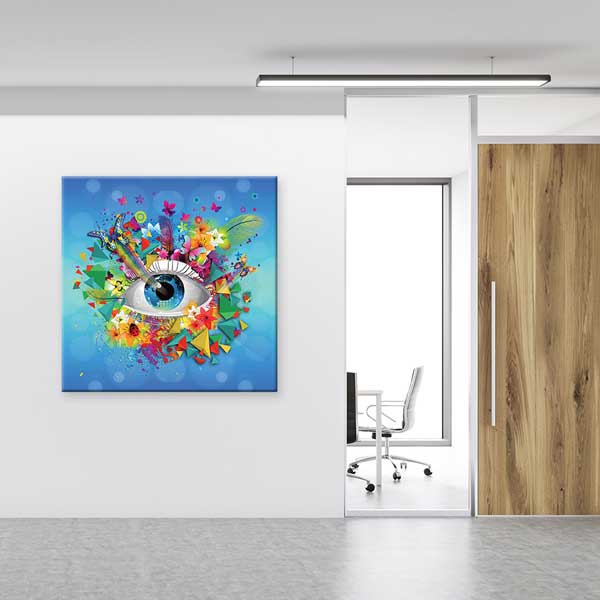 Canlı ve Neşeli Göz Sanat Tablosu – 1883