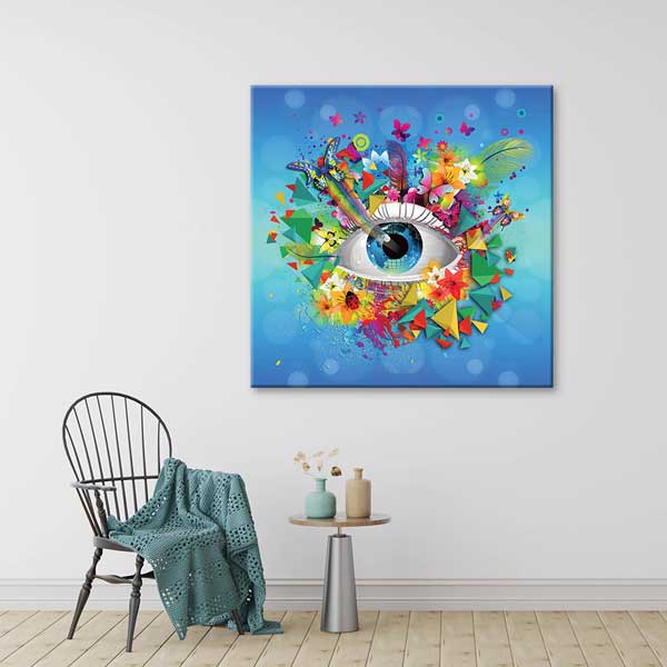 Canlı ve Neşeli Göz Sanat Tablosu – 1883