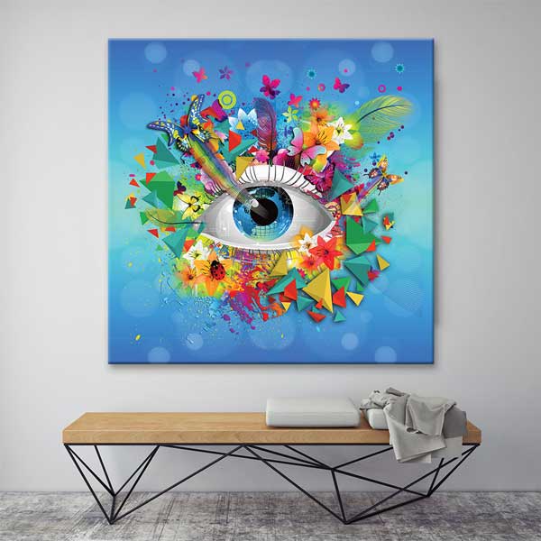 Canlı ve Neşeli Göz Sanat Tablosu – 1883