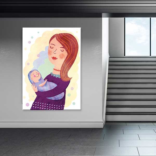 Anne Bebek Sevgisi Kanvas Tablo – 1744