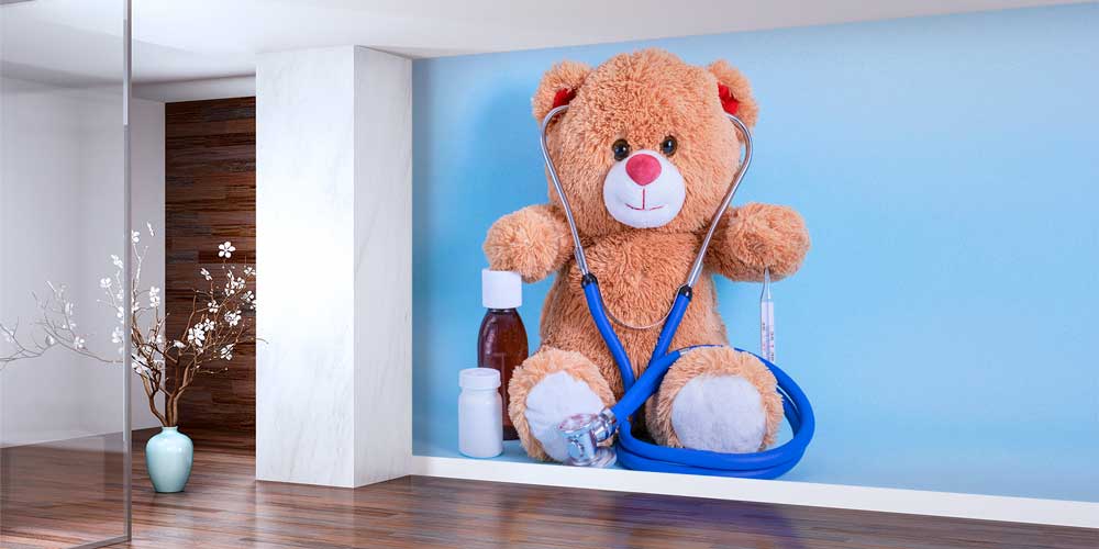 Doktor Ayıcık Temalı Duvar Kağıdı 12644