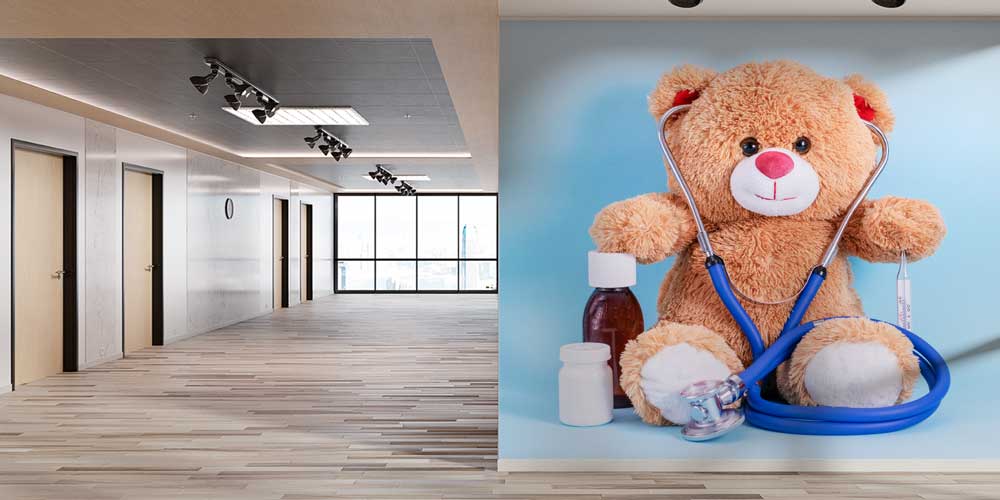 Doktor Ayıcık Temalı Duvar Kağıdı 12644