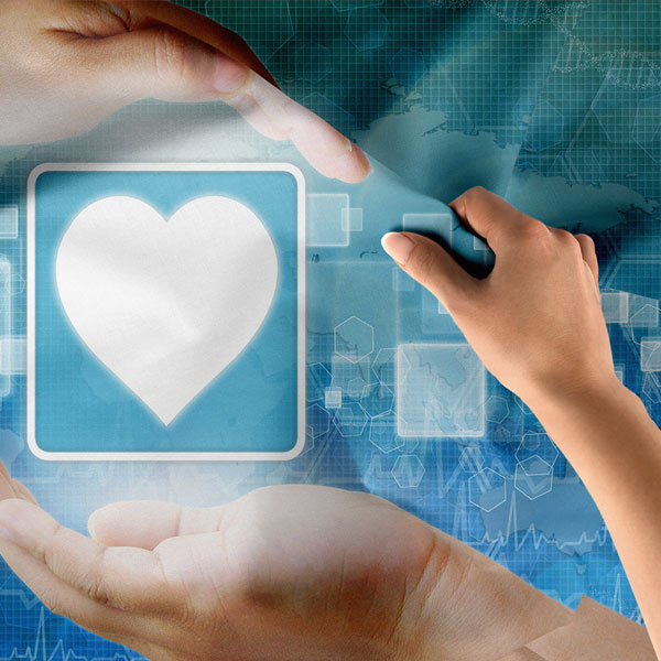 hospital-wall-art-decor-8366-04 Dijital Kalp ve Koruyucu Eller Duvar Örtüsü 8366