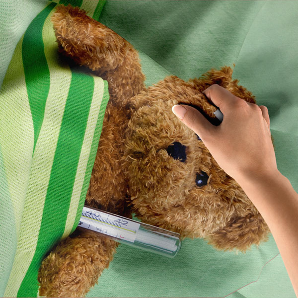 Hasta Ayıcık Temalı Duvar Tablosu 8511